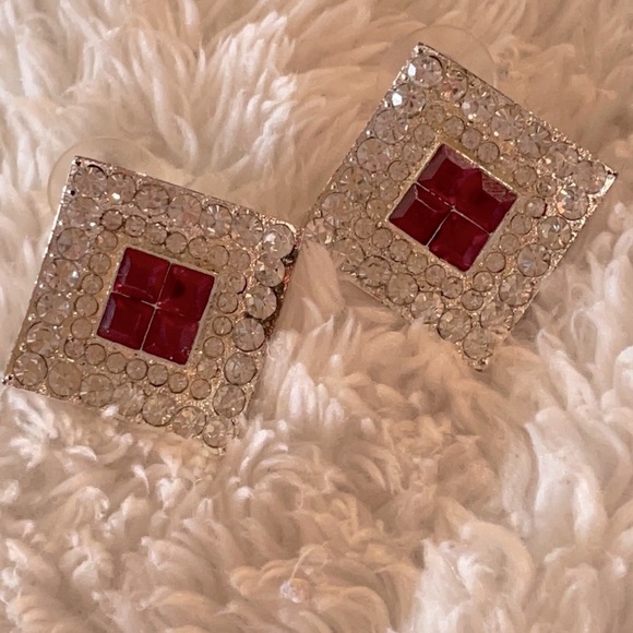 Gorgeous Rubies, CZ’s & Sterling Ring to match♥️♥️ - Picture 4 of 10